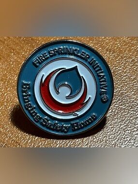 NFPA Fire Sprinkler Initiative Collectible Pins Nat’l Fire Protection Assoc RARE